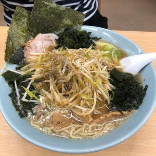 ネギラーメン【醤油】わかめ増し(ラーメンショップ 佐野店)