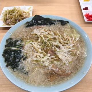 ネギラーメン【中盛】背脂追加(ラーメンショップ 佐野店)