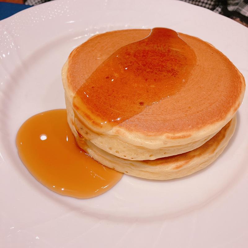 焼きたてホットケーキ ホットケーキシロップ添え (不二家レストラン 池袋東武店)