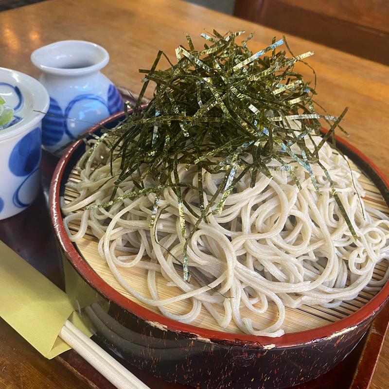 ざるそば　大盛(松月庵)