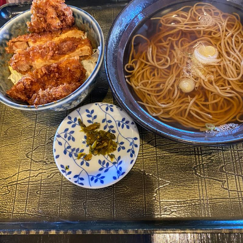 ミニソースカツ丼&そばセット(みのや さくら亭 )