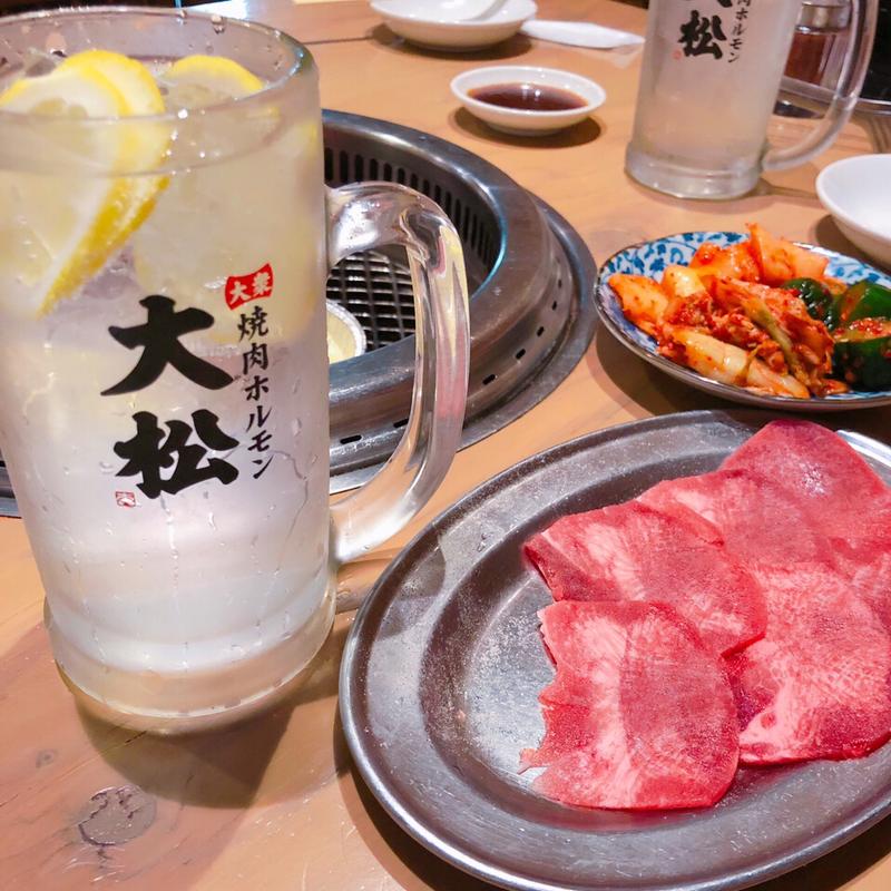 塩タン(大衆焼肉ホルモン 大松)