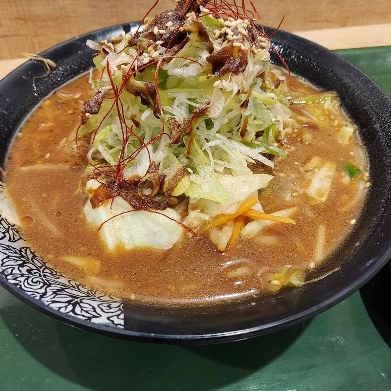 八丁味噌ラーメン(開花屋 楽麺荘 岡崎SA店)