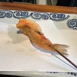 金目鯛の梅しそ串揚げ