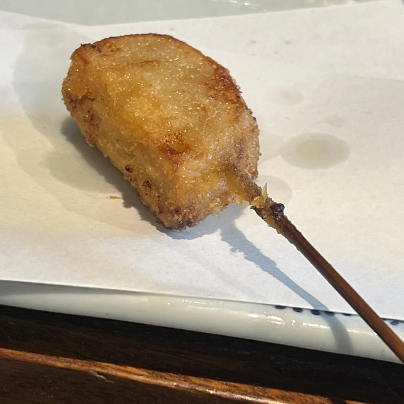 レンコンのはさみ串揚げ(有馬楽膳 桜)