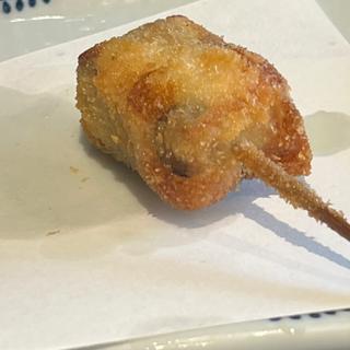 海老とムカゴのしんじょうの串揚げ(有馬楽膳 桜)