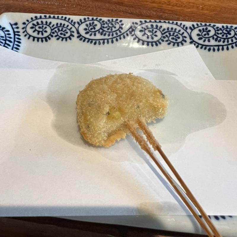 さつまいもの串揚げ(有馬楽膳 桜)