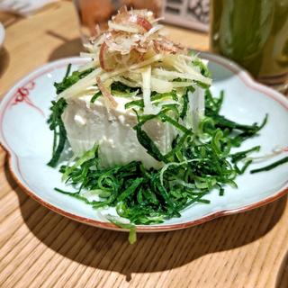 薬味冷奴(大衆すし酒場 スシマヅメ 野毛本店)