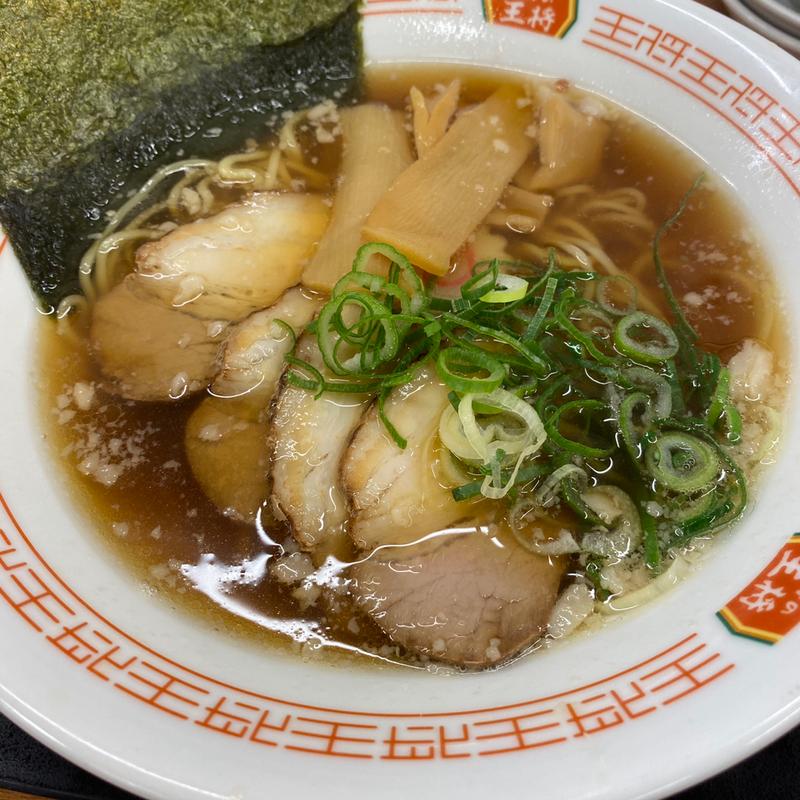 醤油ラーメン(餃子の王将 玉出店)