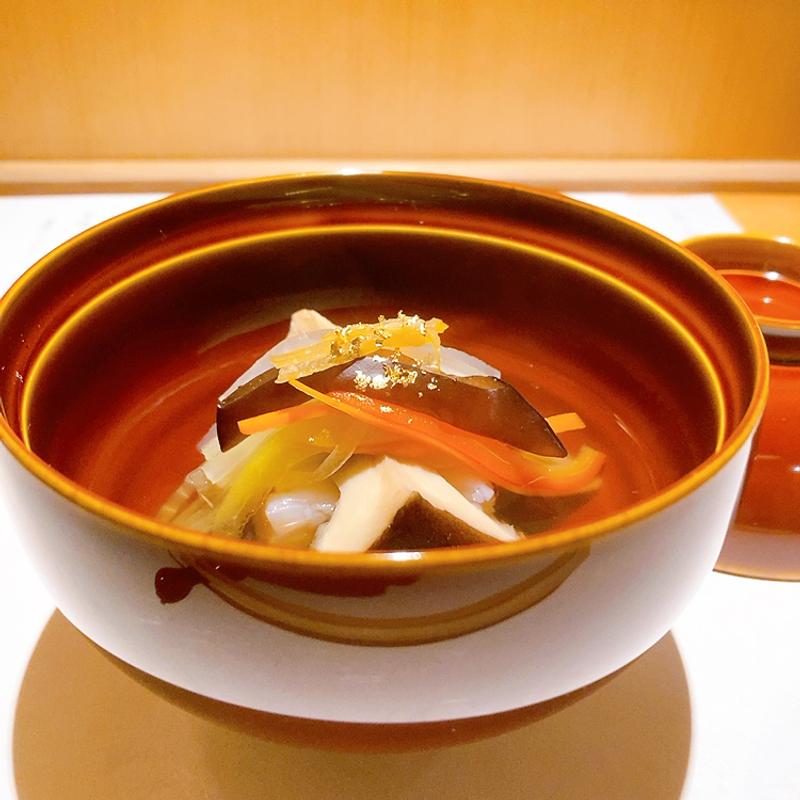 秋野菜沢煮椀（霜月ランチコース）(馳走ぬくゐ)