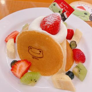 かえるのピクルス パンケーキセット(カフェメディオ 横浜店)