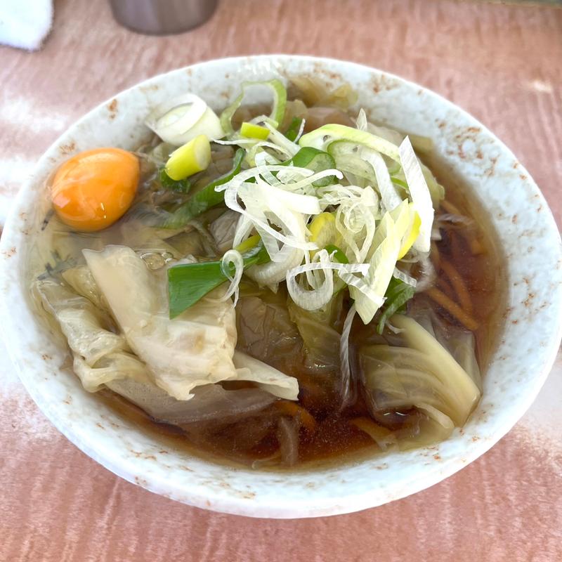 キャベツそば(肉そば・肉うどんの店 南天(なんてん) 本店)