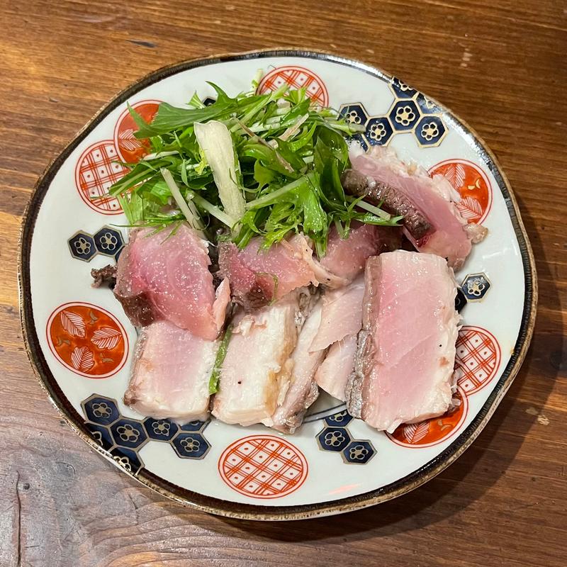 ブリの塩タタキ(炭焼と釜めし ながしま)