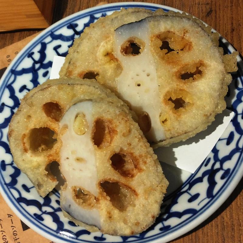 レンコン天(天ぷら酒場 ててて天)