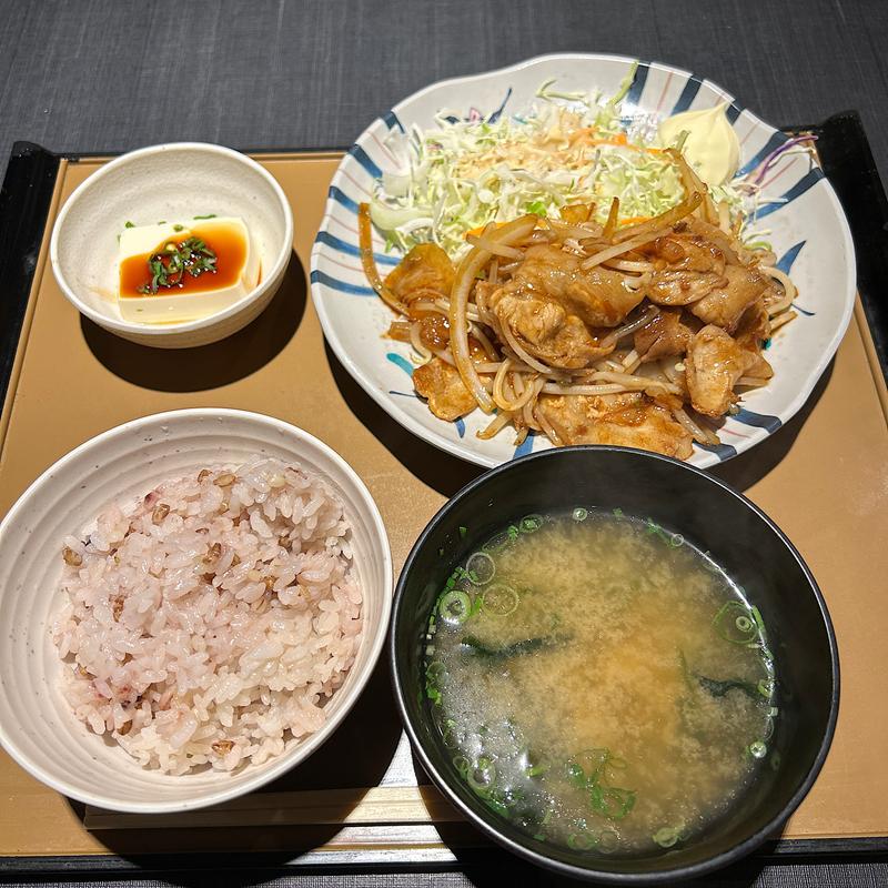 しょうが焼き定食(やよい軒 川口店)