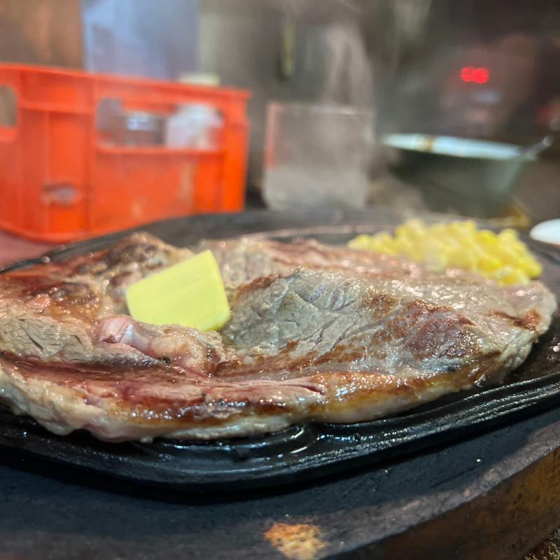 1/2ポンドステーキ&ライス(ステーキハウス リベラ 五反田店)