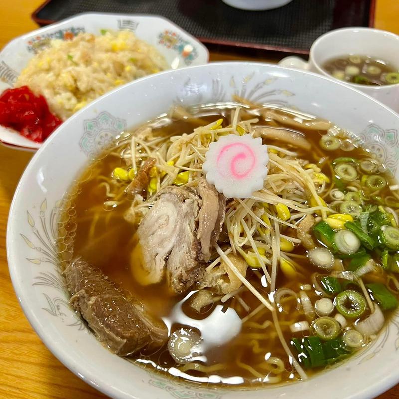 元祖おおわに温泉もやしラーメン(山崎食堂)