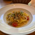 秋刀魚と焼きネギのアーリオオーリオ リングイネ(TWELVE GARDENS BAR&GRILL)
