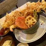 天丼並 ミニそば付き