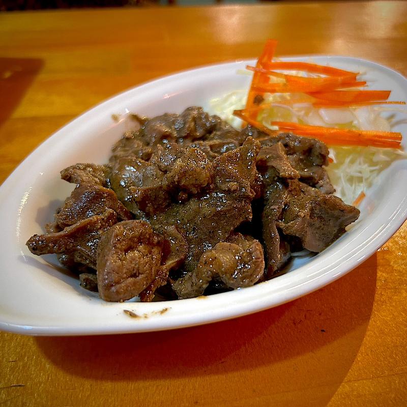 砂肝とレバーの煮込み(カトマンドゥ)