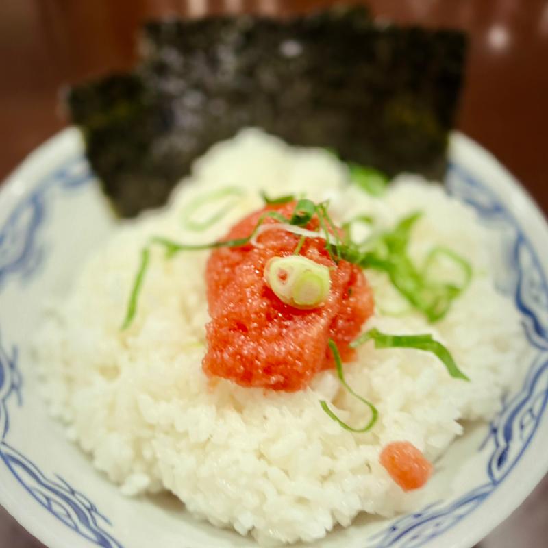 明太子ライス(博多麺房赤のれん 西麻布本店)