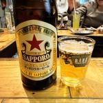 サッポロ赤星ラガー(大衆酒場 チャン栓チャン)