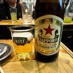 サッポロ赤星ラガー(大衆酒場 チャン栓チャン)