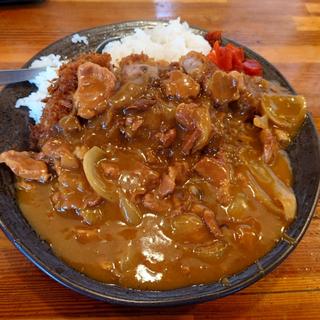カツカレー(手打ラーメン長来)
