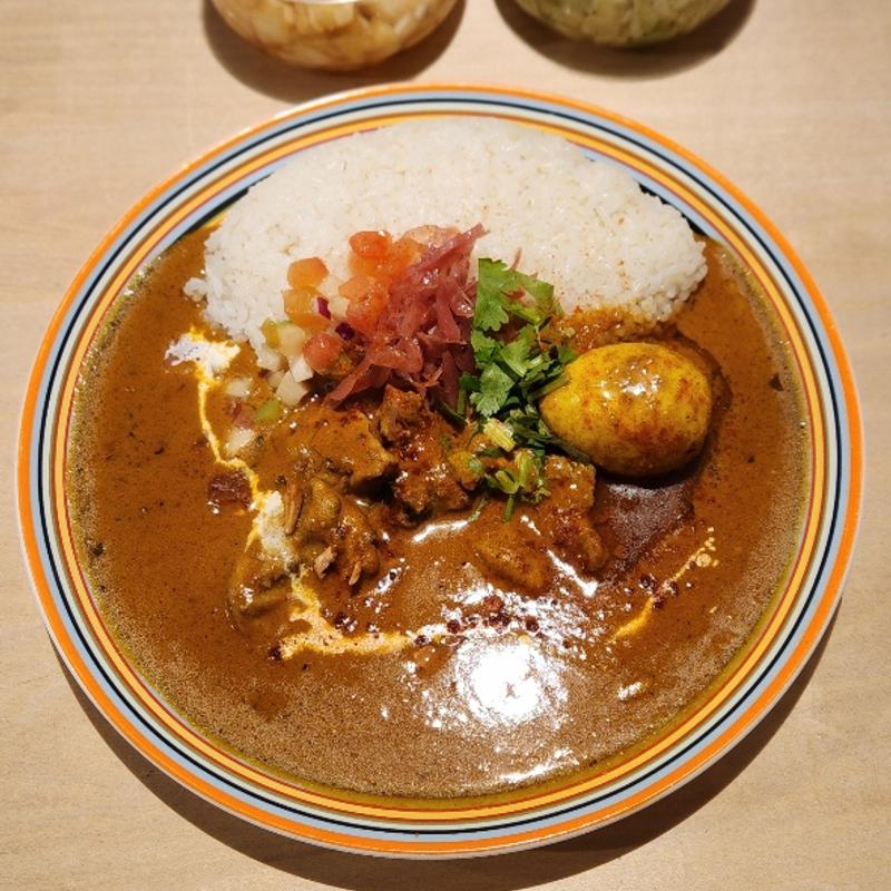 バターチキンカレー 2辛 スパイス玉子(京都カレー製作所 カリル )