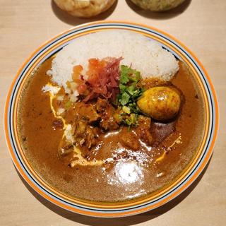 バターチキンカレー 2辛 スパイス玉子(京都カレー製作所 カリル )