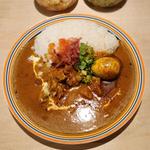 バターチキンカレー 2辛 スパイス玉子