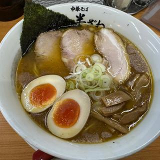 いろいろ炊きラーメン（牡蠣、煮干しなど、塩）(中華そば 半ざわ)