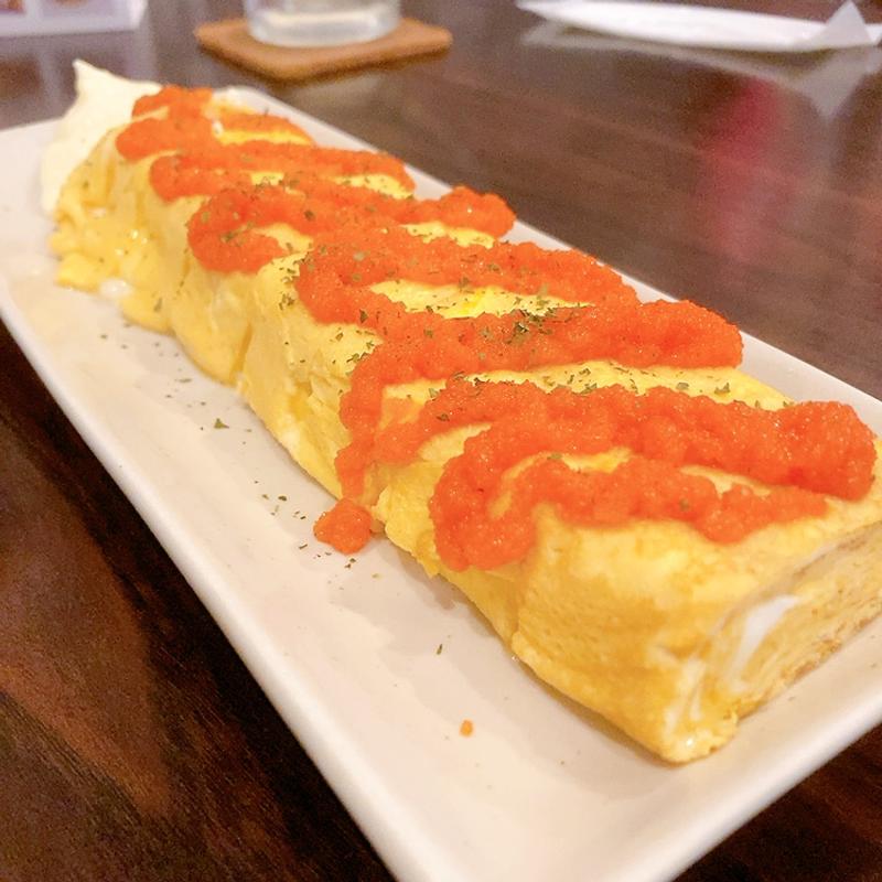 明太玉子焼き(お好み焼 鉄板焼 寄り家。 宇品店)