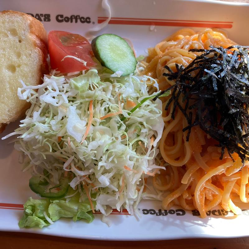めんたいクリームパスタ(コメダ珈琲店 藤沢湘南台店)