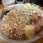 汁なし大盛り、豚一枚(◯菅)