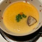 白子の茶碗蒸し(個室会席 北大路 銀座本店)