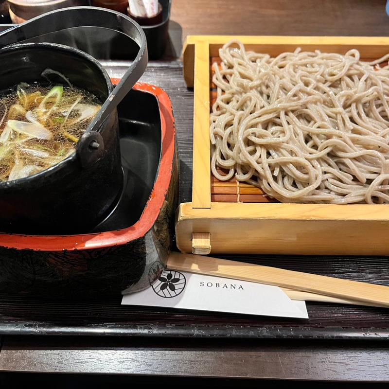 蕎麦花つけせいろ(香るつけ蕎麦 蕎麦花)