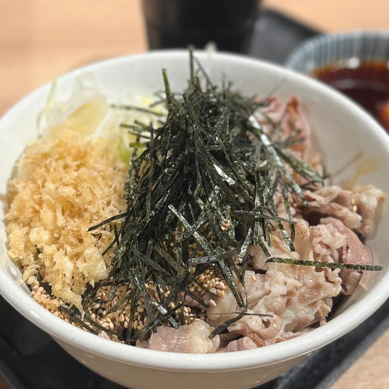 肉そば（冷つけ）(そば 俺のだし GINZA5 （【旧店名】俺のそば）)