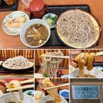 たぬき南蛮せいろそば大盛にちくわ天(かのや 新宿東南口店 - 生そば・讃岐うどん)