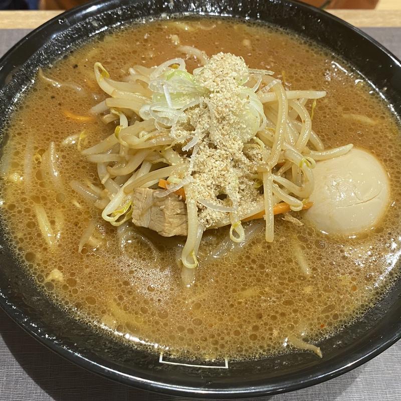 味噌らーめん(煮卵入り)(麺匠 玄龍 ララガーデン長町店)