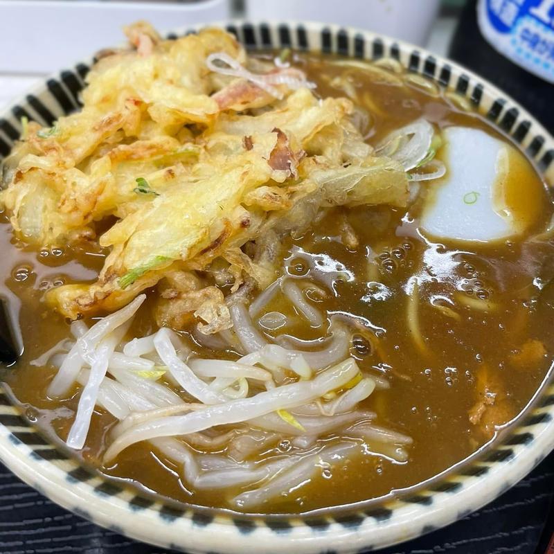 カレー中華 かき揚げ(うどんのいなや)