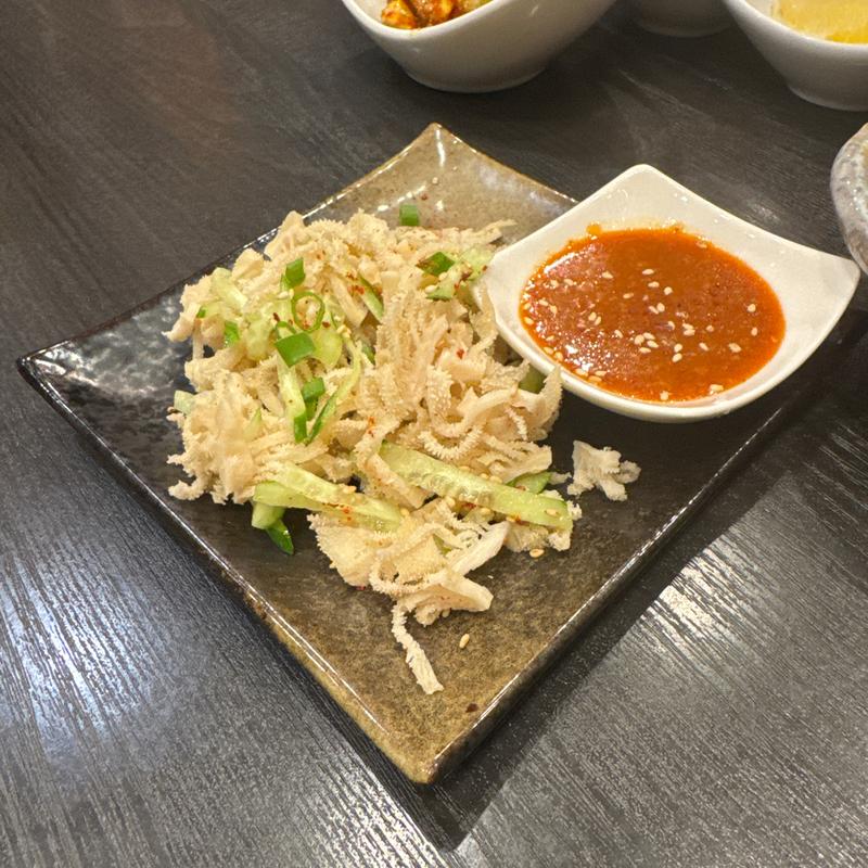 センマイ刺し(焼き肉家 そら)