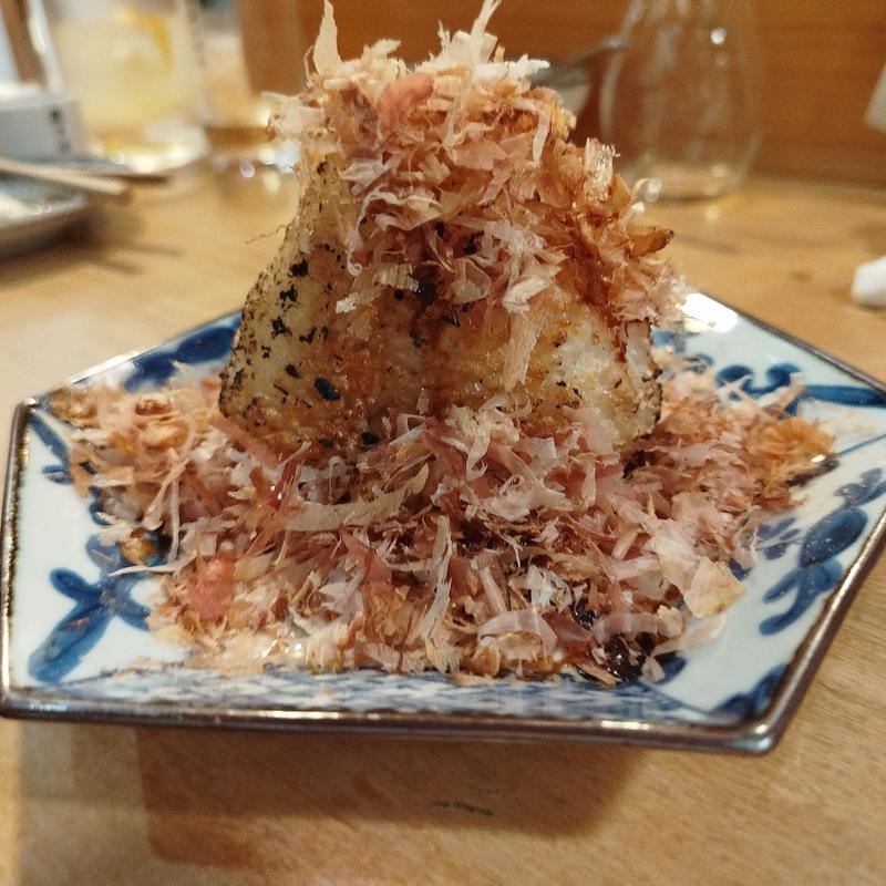 焼きおにぎり (天白　鰹節ねこまんま)(酒蔵 森下)