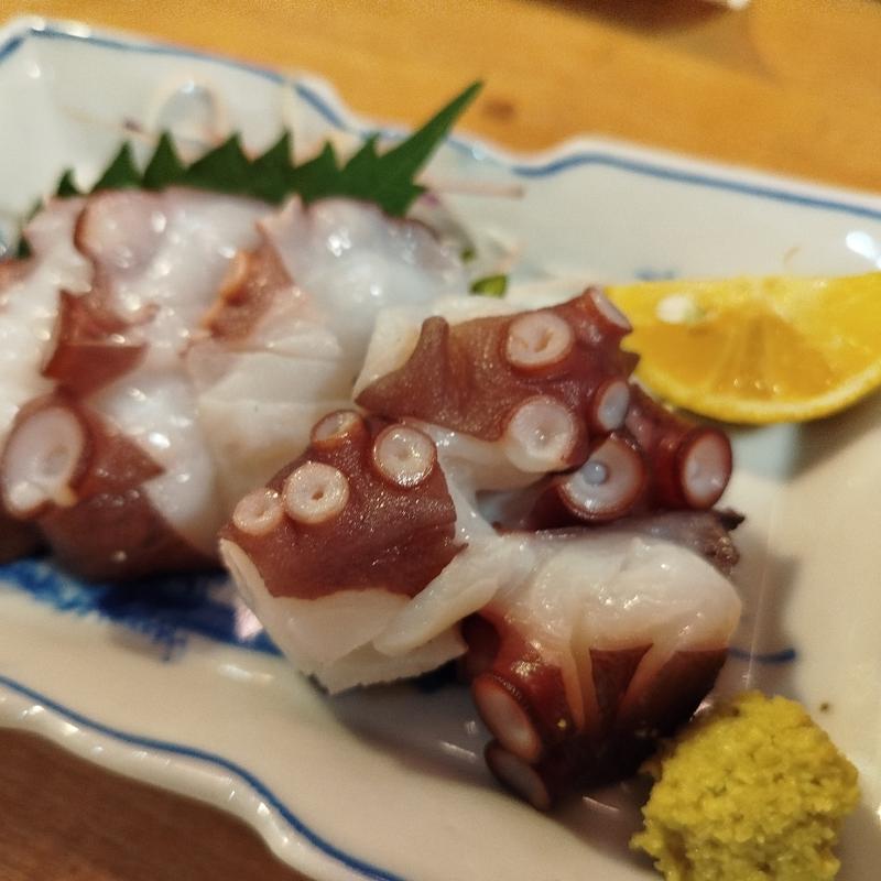 タコの刺身(酒蔵 森下)