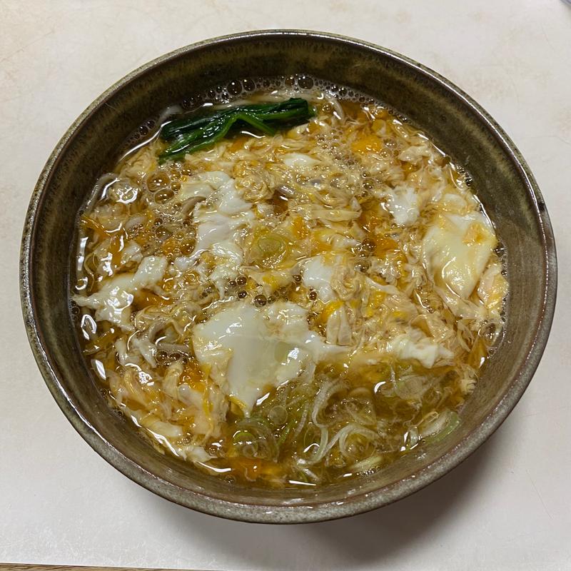 玉子とじそば(甚兵衛そば)