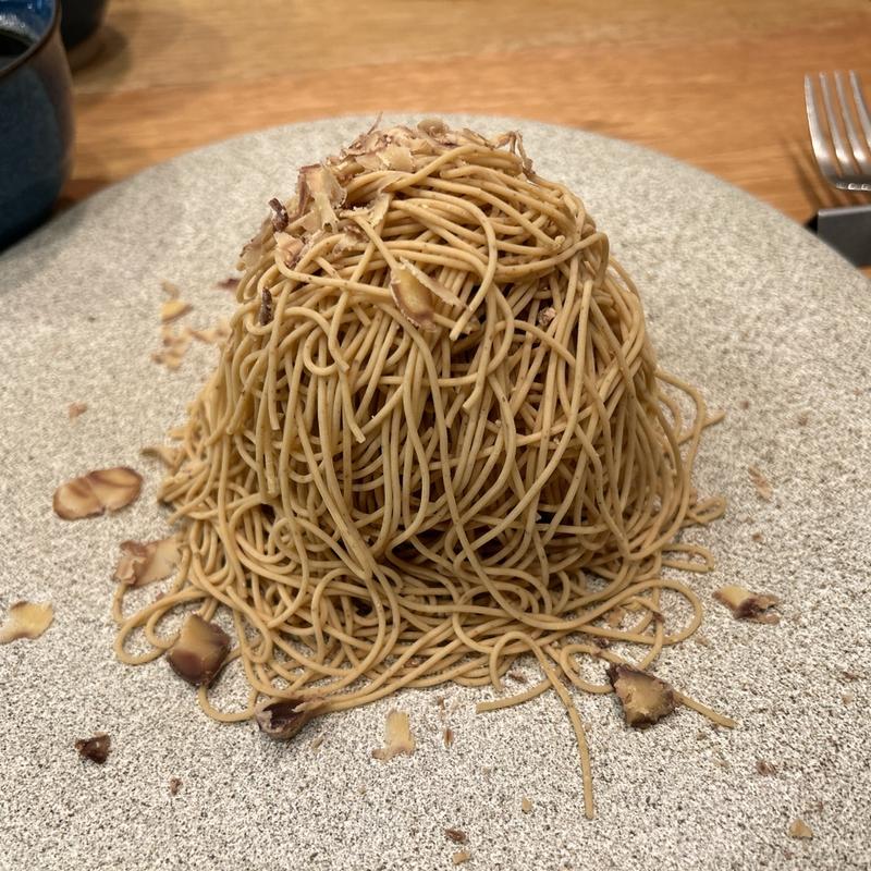 国産和栗のモンブラン(和栗モンブラン専門店　栗歩　浅草店)