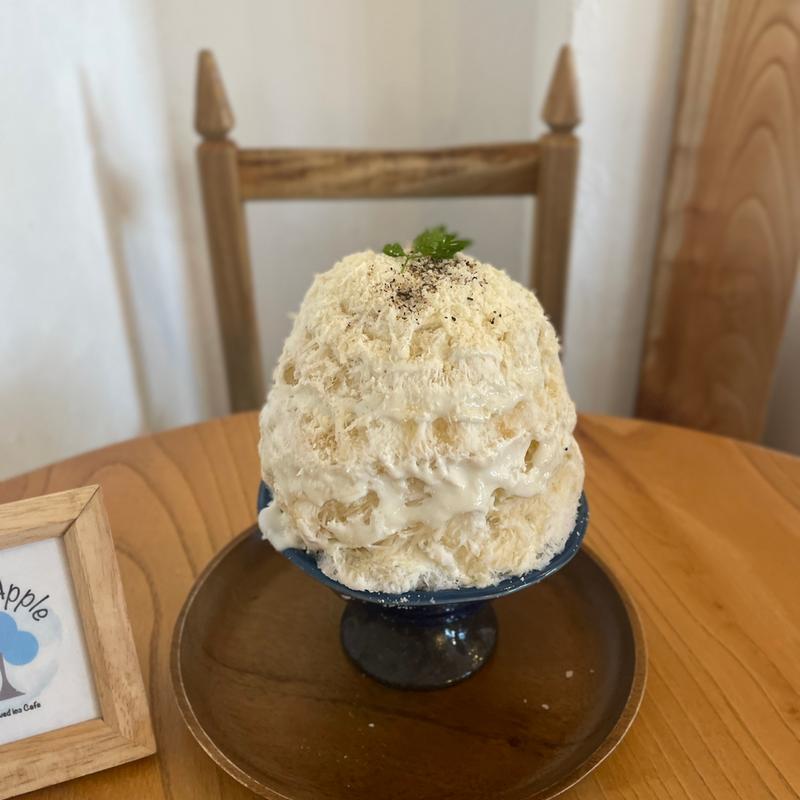 メープルゴルゴン(かき氷専門店「Blue Apple～shaved ice Cafe～（ブルーアップルシェイヴドアイスカフェ）」)