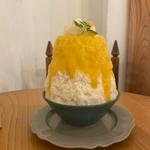黄貴紀と恵水(かき氷専門店「Blue Apple～shaved ice Cafe～（ブルーアップルシェイヴドアイスカフェ）」)
