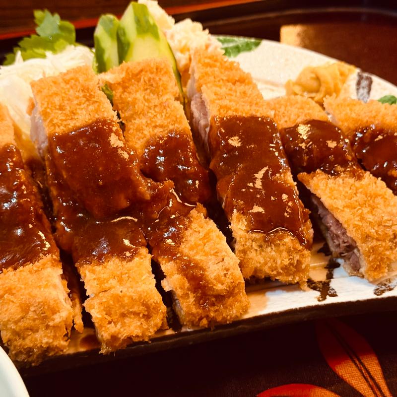 ロースカツ定食(大)(力亭 )