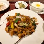 鶏肉カシューランチセット